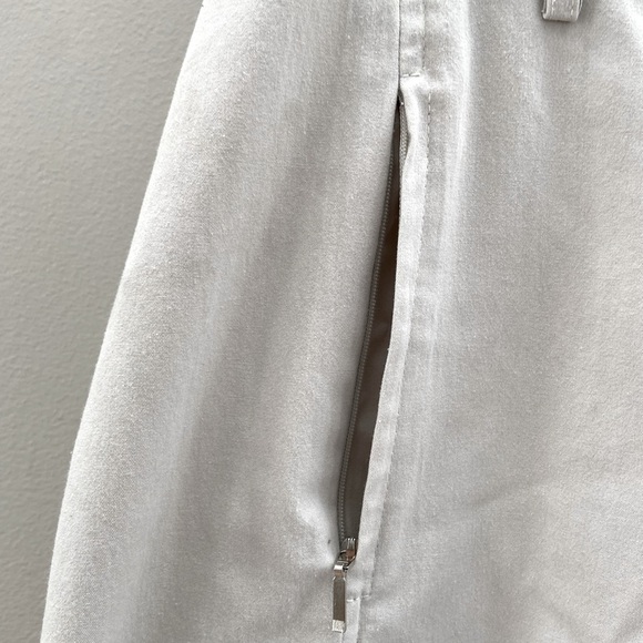 Vintage Authentic Travel Wear Beige Split Front Maxi L/XL Skirt - Picture 3 of 6